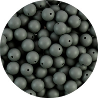 15mm Round - Charcoal 