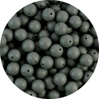 15mm Round - Charcoal 