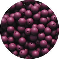 15mm Round - Eggplant