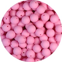 15mm Round - Candy Pink