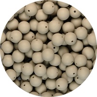 15mm Round - Taupe