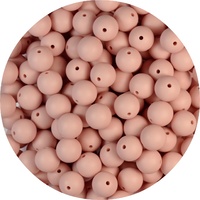 15mm Round - Dusky Rose