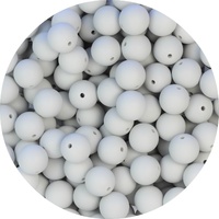 15mm Round - Glacier Grey 