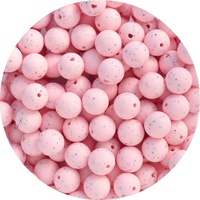 15mm Round - Pink Granite 