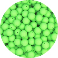 15mm Round - Green Apple 
