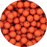 15mm Round - Brick Red