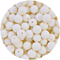 15mm Round - Coconut Milk 