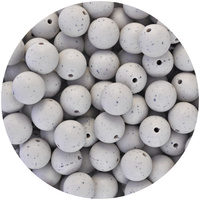 15mm Round - Stone Granite 