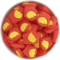 French Fries Silicone Bead
