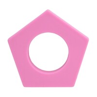 SiliMAMA Geo Pendant - Pink Fizz
