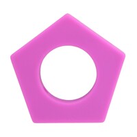 SiliMAMA Geo Pendant - Bon Bon Pink