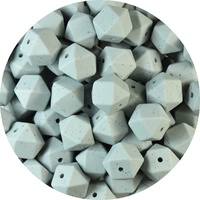 17mm Hexagon - Grey Granite