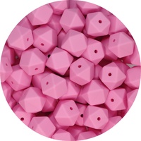 17mm Hexagon - Candy Pink