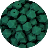 17mm Hexagon - Forest Green
