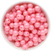 Bubblegum Bead 12mm - AB Shiny - Pink
