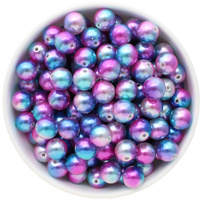 Bubblegum Bead 12mm - Ombre Mermaid - Luna