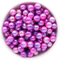 Bubblegum Bead 12mm - Ombre Mermaid - Pink/Purple