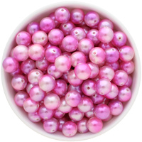 Bubblegum Bead 12mm - Ombre Mermaid - Pink/White
