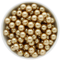 Bubblegum Bead 12mm - Pearl - Champagne