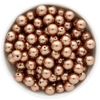 Bubblegum Bead 12mm - Pearl - Dark Champagne
