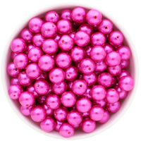 Bubblegum Bead 12mm - Pearl - Hot Pink