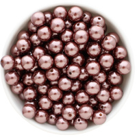 Bubblegum Bead 12mm - Pearl - Mocha