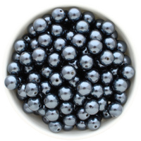 Bubblegum Bead 12mm - Pearl - Midnight