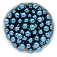 Bubblegum Bead 12mm - Pearl - Navy