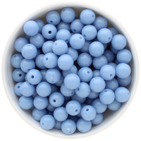 Bubblegum Bead 12mm - Solid - Dusky Blue