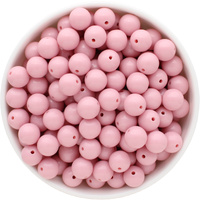 Bubblegum Bead 12mm - Solid - Dusky Pink