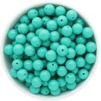 Bubblegum Bead 12mm - Solid - Emerald