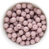 Bubblegum Bead 12mm - Solid - Mushroom