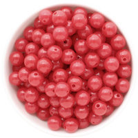 Bubblegum Bead 12mm - Solid - Red