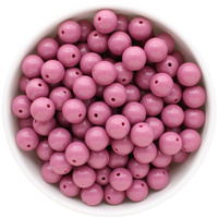 Bubblegum Bead 12mm - Solid - Rose Pink