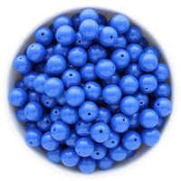 Bubblegum Bead 12mm - Solid - Royal Blue