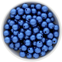 Bubblegum Bead 12mm - Wrinkle - Dark Blue