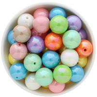 Bubblegum Bead 20mm - AB Shiny