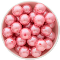Bubblegum Bead 20mm - Glitter Pearl - Pink