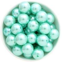 Bubblegum Bead 20mm - Pearl - Ice Mint