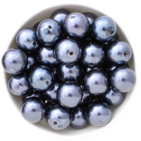 Bubblegum Bead 20mm - Pearl - Midnight