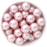 Bubblegum Bead 20mm - Pearl - Mushroom