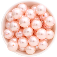 Bubblegum Bead 20mm - Pearl - Champagne Pink