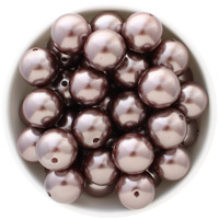 Bubblegum Bead 20mm - Pearl - Spice