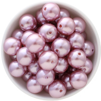Bubblegum Bead 20mm - Pearl - Thistle
