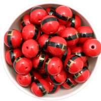 Bubblegum Bead 20mm - Santa Belt
