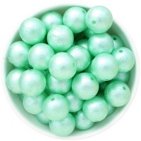 Bubblegum Bead 20mm - Wrinkle - Mint