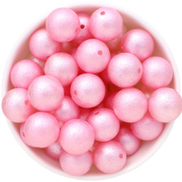 Bubblegum Bead 20mm - Wrinkle - Pink