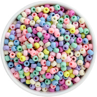 Bubblegum Bead 5mm Pony 50pk - Pastel