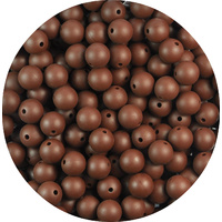 12mm Round - Chocolate