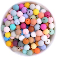 12mm Round Silicone Bead